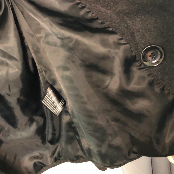 Michael Kors Grey Wool Blend Pea Coat - Picture 8 of 15